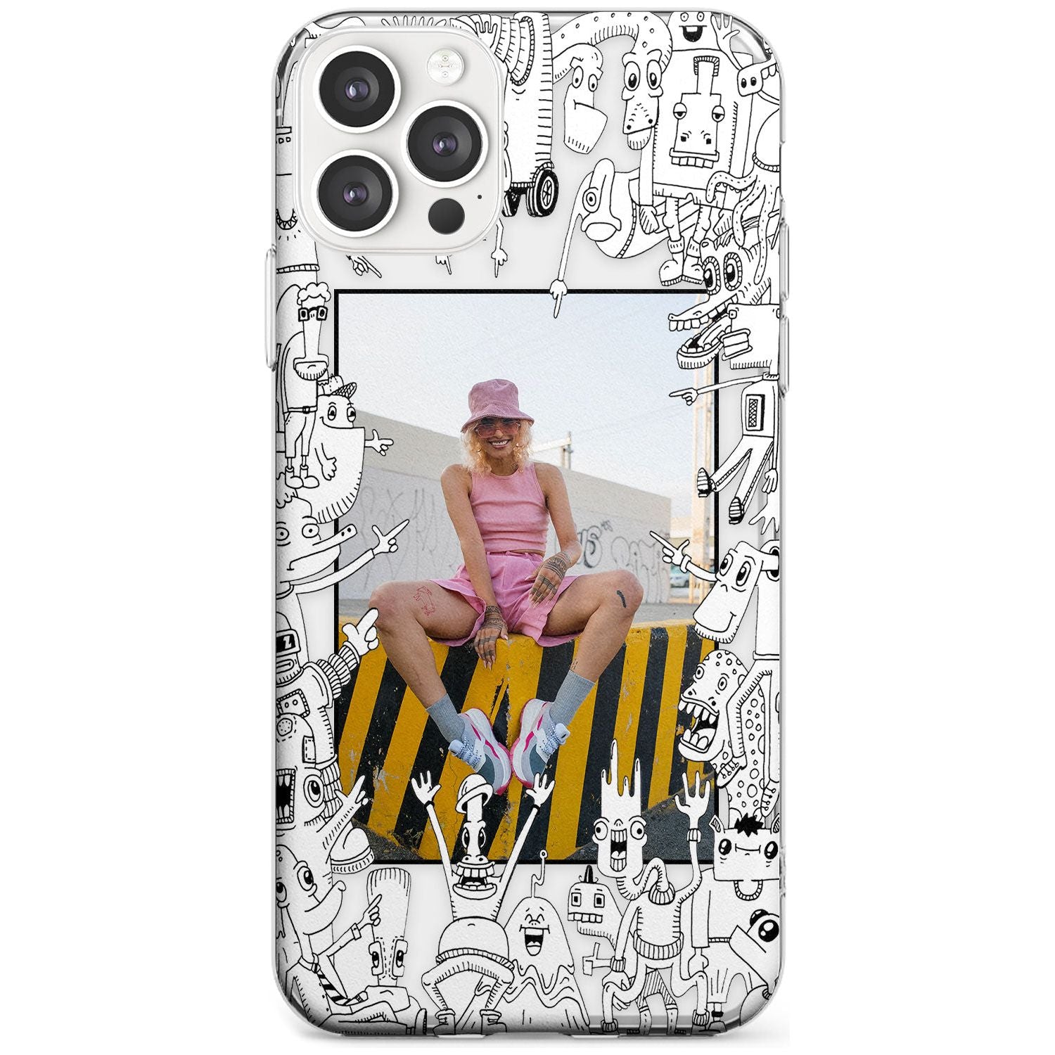 Personalised Look At This Photo Case Custom Phone Case iPhone 12 Pro Max / Clear Case,iPhone 12 Pro / Clear Case,iPhone 11 Pro Max / Clear Case,iPhone 11 Pro / Clear Case Blanc Space