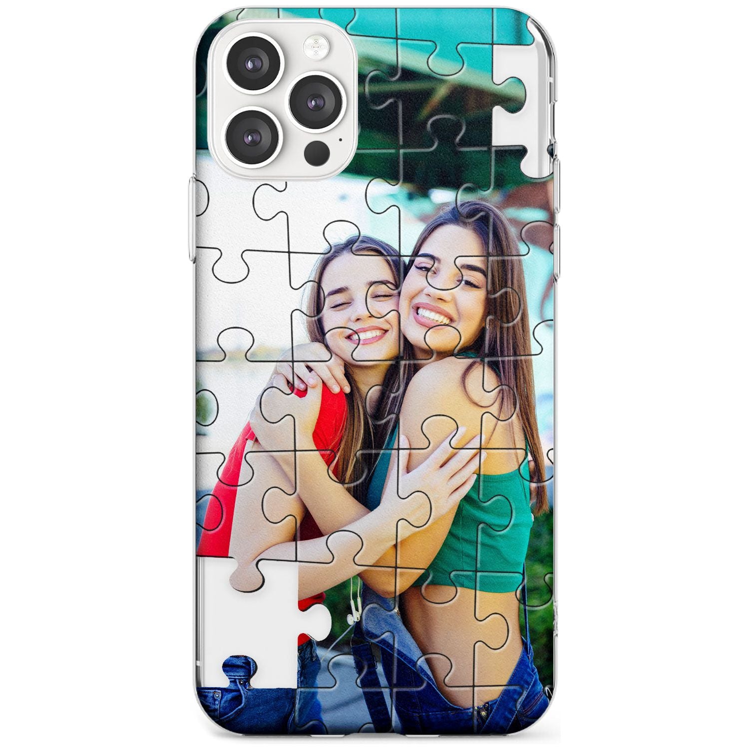 Personalised Jigsaw Puzzle Photo Slim TPU Phone Case for iPhone 11 Pro Max