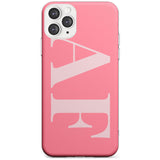 Light & Dark Pink Personalised iPhone Case  Slim Case Custom Phone Case - Case Warehouse