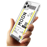 Moon Custom Space Travel Ticket iPhone Case   Custom Phone Case - Case Warehouse