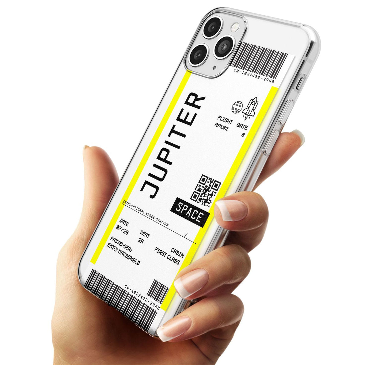 Jupiter Travel Ticket iPhone Case   Custom Phone Case - Case Warehouse