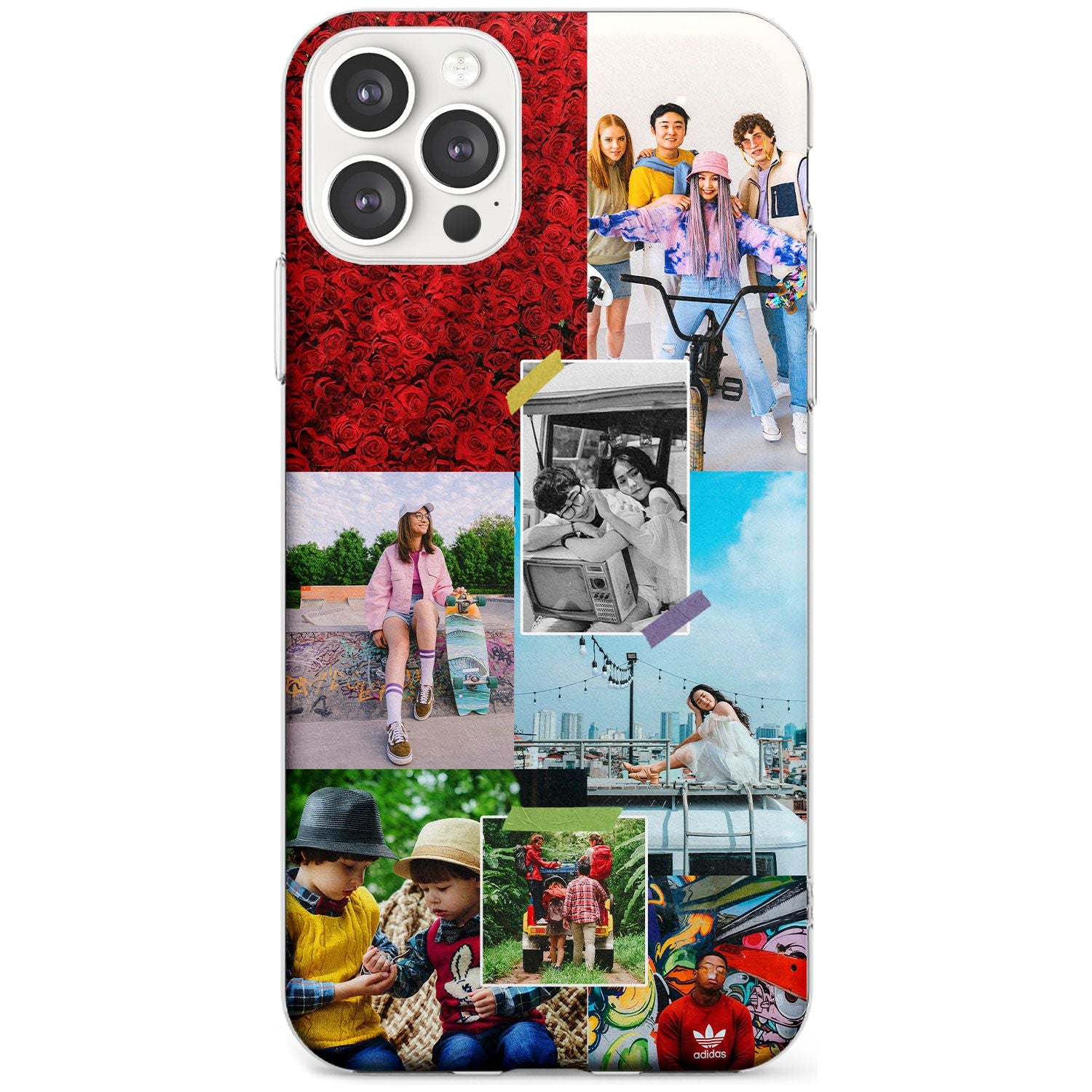Personalised Photo Collage Slim TPU Phone Case for iPhone 11 Pro Max