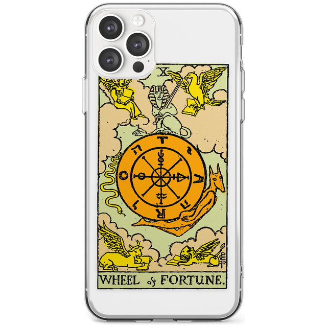 Wheel of Fortune Tarot Card - Colour Black Impact Phone Case for iPhone 11 Pro Max