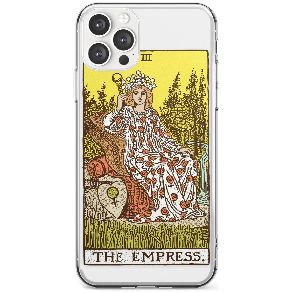 The Empress Tarot Card - Colour Black Impact Phone Case for iPhone 11 Pro Max