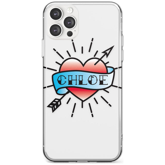 Custom Heart Tattoo Black Impact Phone Case for iPhone 11 Pro Max