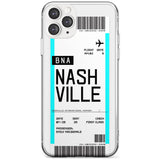 Nashville Boarding Pass iPhone Case  Slim Case Custom Phone Case - Case Warehouse