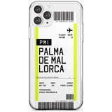 Palma De Mallorca Boarding Pass iPhone Case  Slim Case Custom Phone Case - Case Warehouse