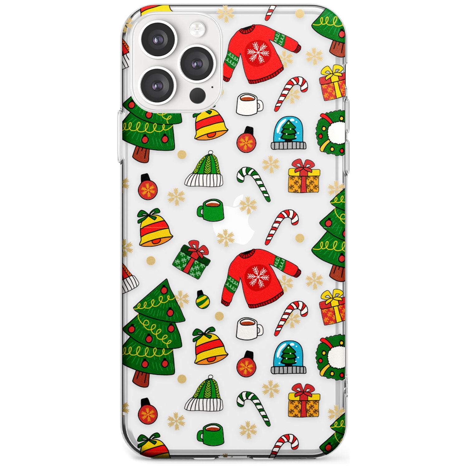 Christmas Mixture Pattern Slim TPU Phone Case for iPhone 11 Pro Max