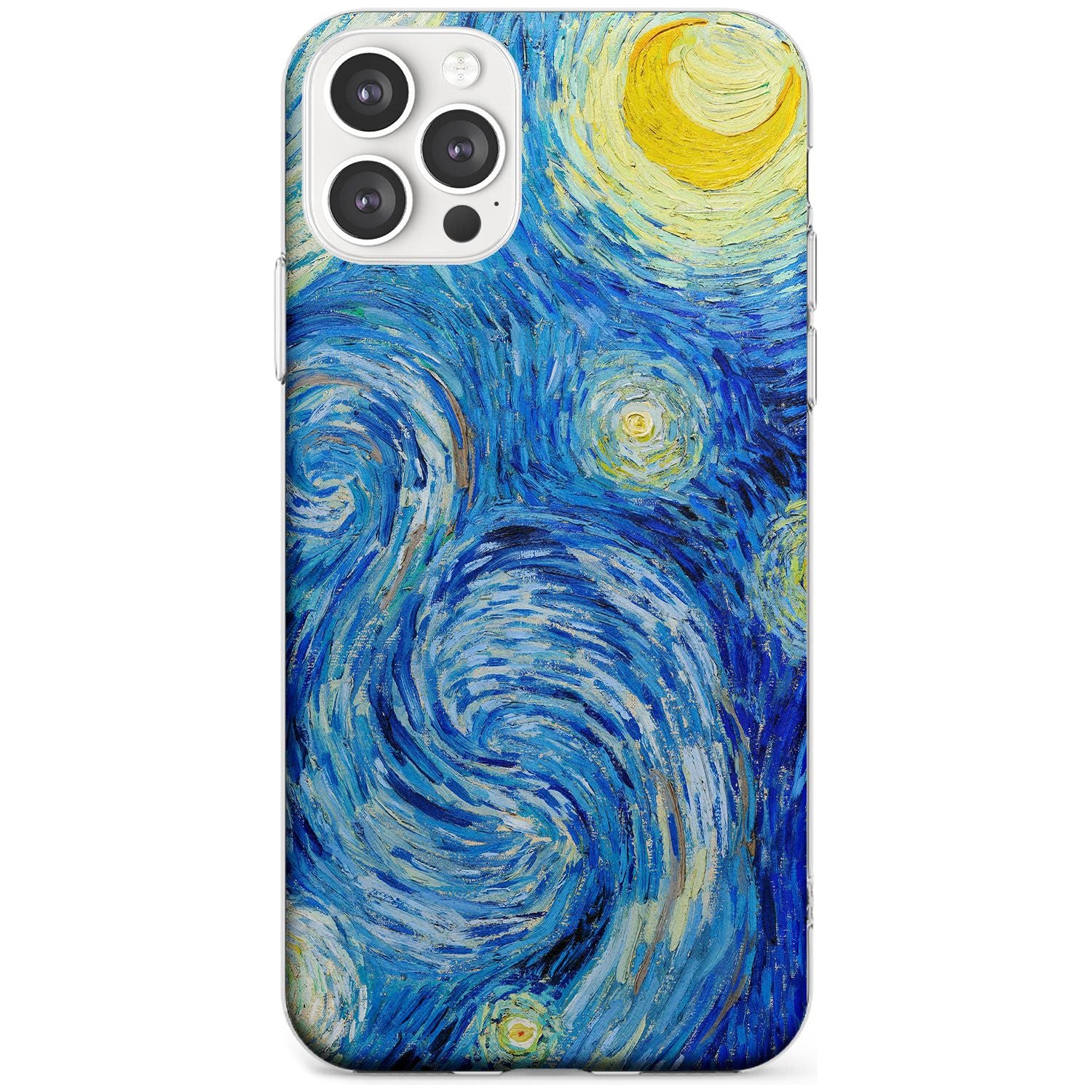 The Starry Night by Vincent Van Gogh Black Impact Phone Case for iPhone 11 Pro Max