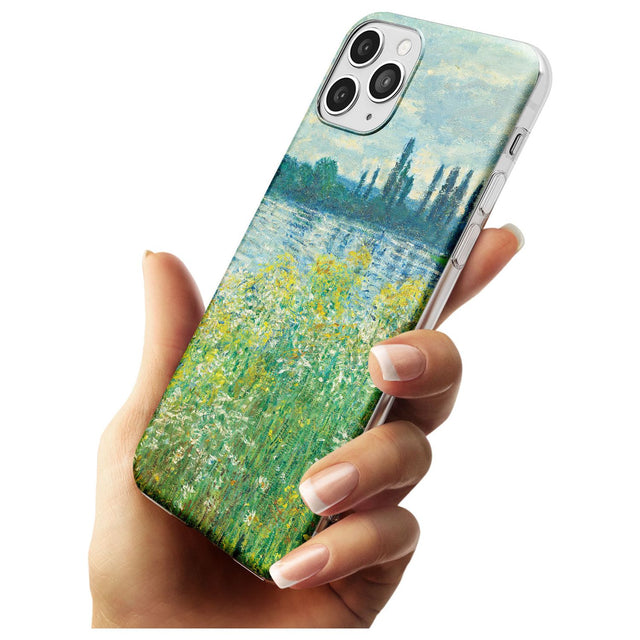 Banks of the Seine by Claude Monet Black Impact Phone Case for iPhone 11 Pro Max