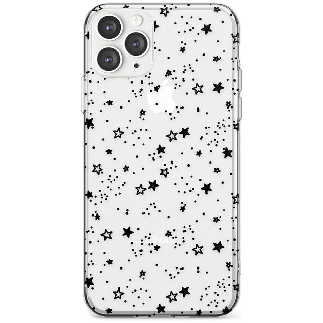 Solid Stars Slim TPU Phone Case for iPhone 11 Pro Max