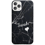 Black Marble iPhone Case  Slim Case Custom Phone Case - Case Warehouse