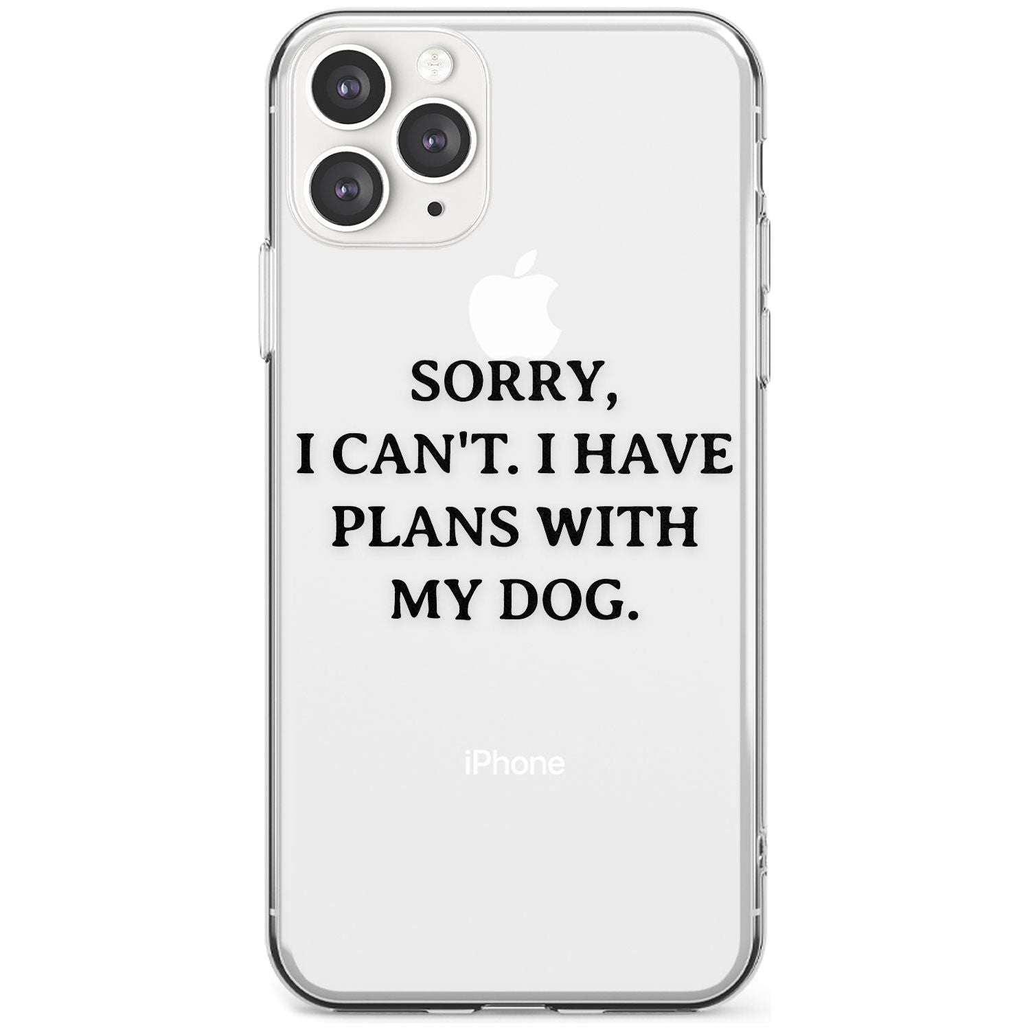 Plans with Dog Slim TPU Phone Case for iPhone 11 Pro Max