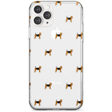 Airedale Terrier Dog Pattern Clear Slim TPU Phone Case for iPhone 11 Pro Max