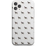 German Shorthaired Pointer Dog Pattern Slim TPU Phone Case for iPhone 11 Pro Max