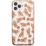 Hungarian Vizsla Watercolour Dog Pattern Slim TPU Phone Case for iPhone 11 Pro Max