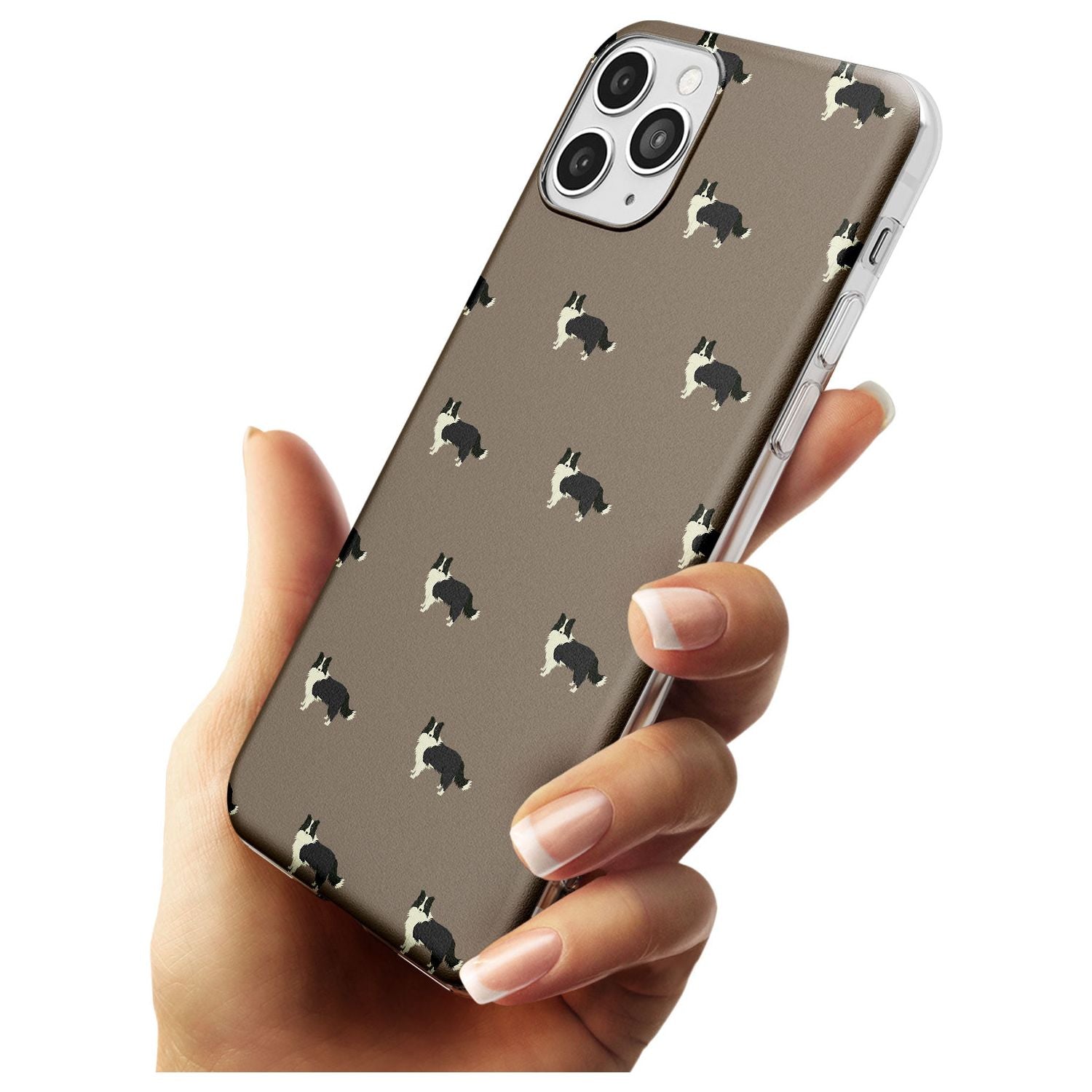 Border Collie Dog Pattern Slim TPU Phone Case for iPhone 11 Pro Max