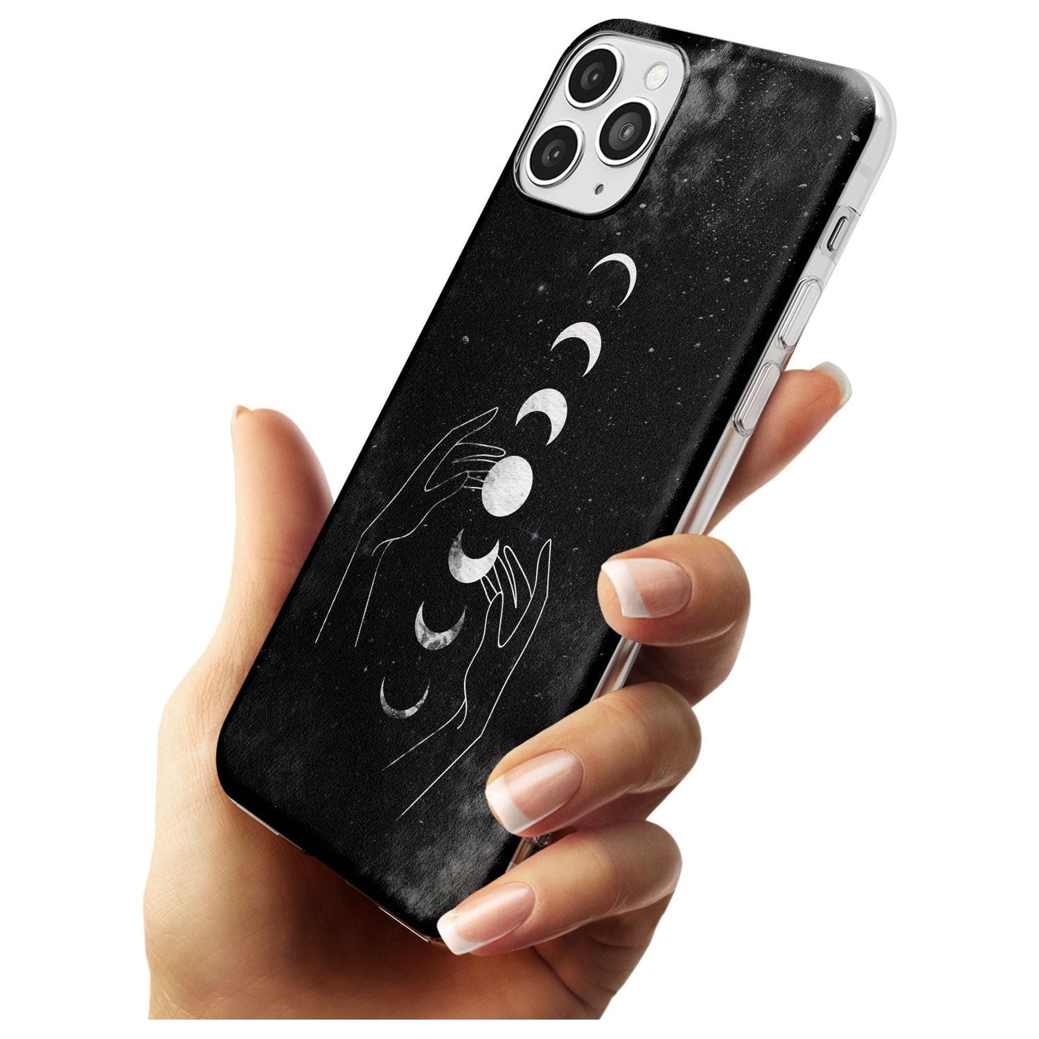 Moon Phases and Hands Slim TPU Phone Case for iPhone 11 Pro Max
