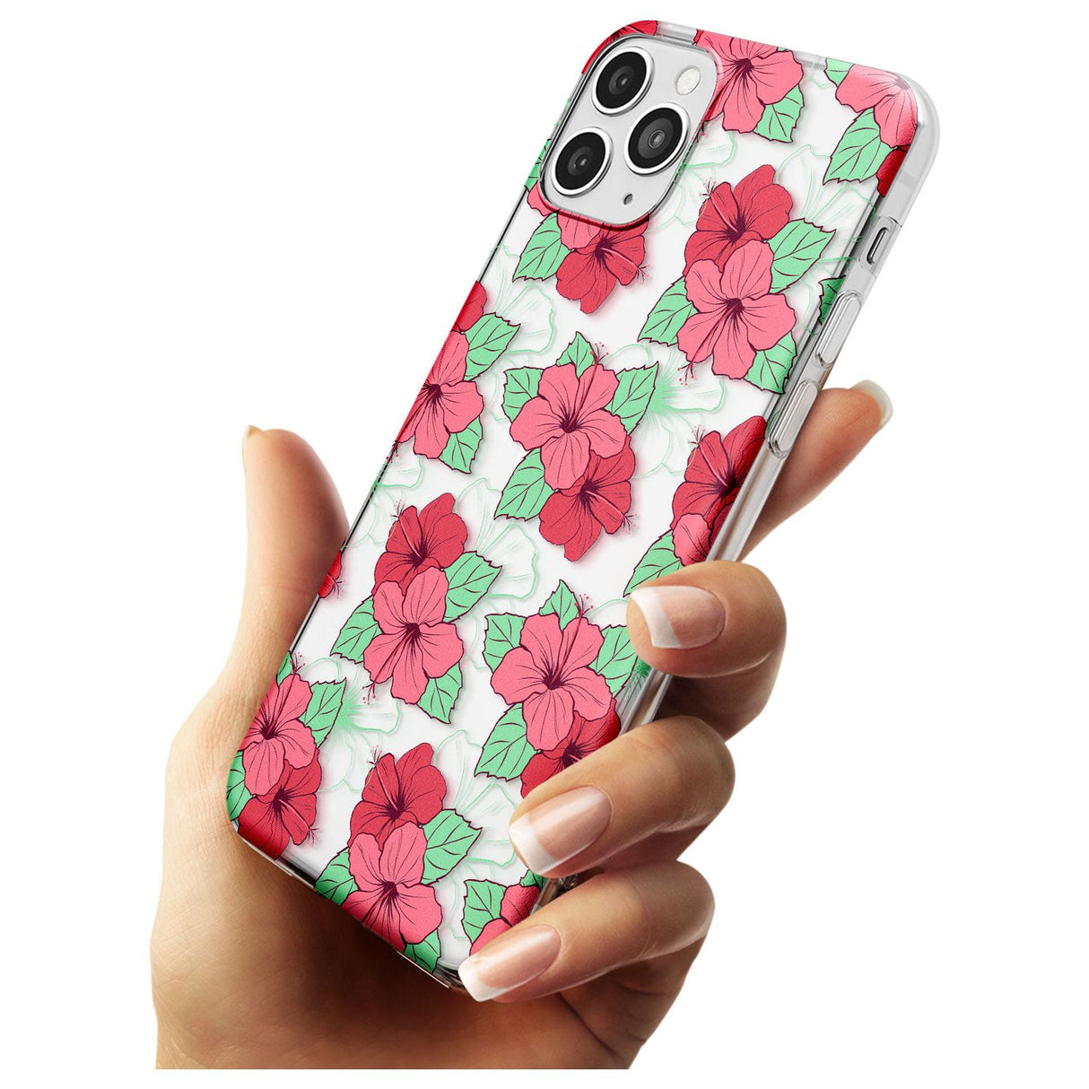 Pink Peony Slim TPU Phone Case for iPhone 11 Pro Max