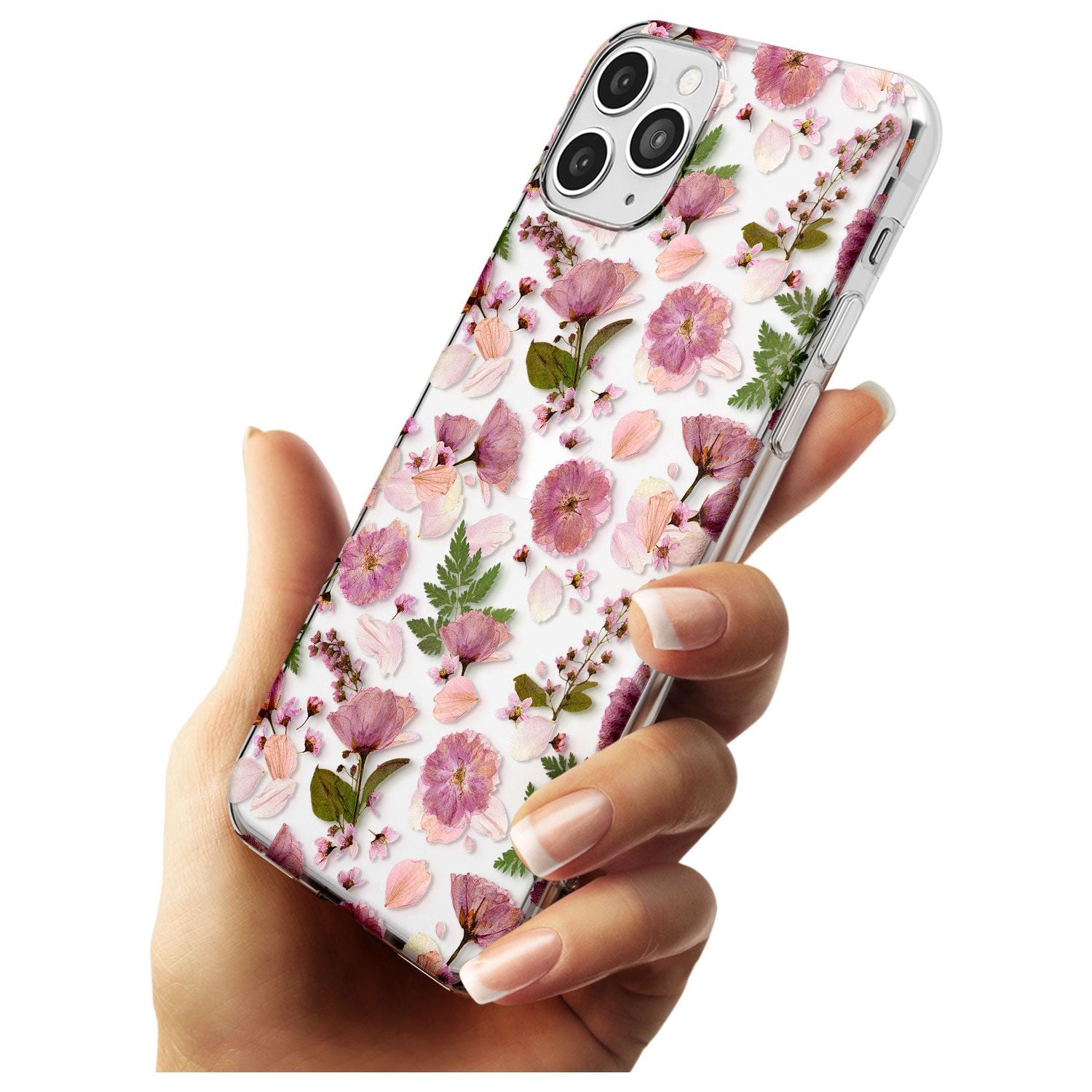 Floral Menagerie Transparent Design Slim TPU Phone Case for iPhone 11 Pro Max