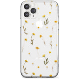 Mixed Yellow Flowers - Dried Flower-Inspired Slim TPU Phone Case for iPhone 11 Pro Max