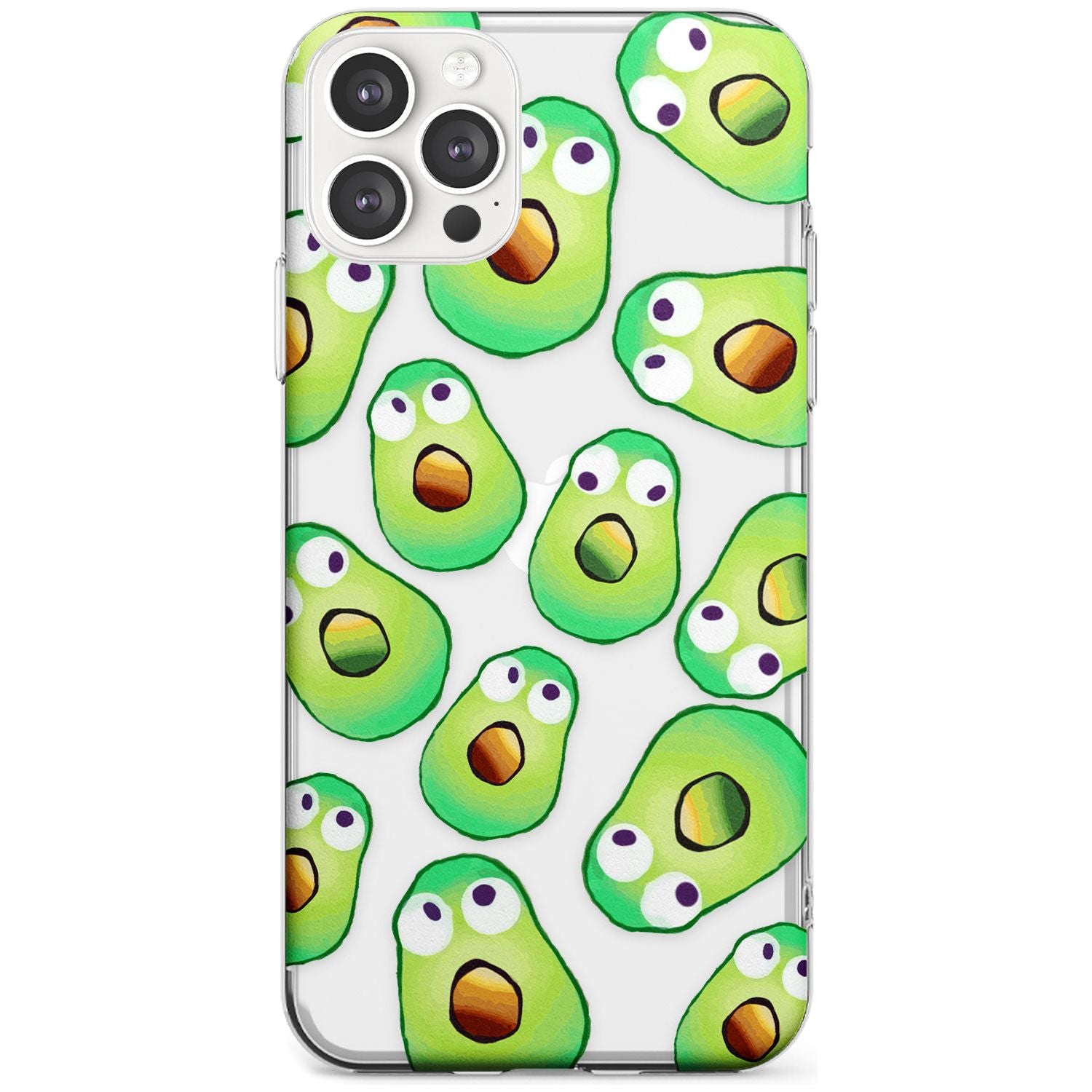 Shocked Avocados Slim TPU Phone Case for iPhone 11 Pro Max