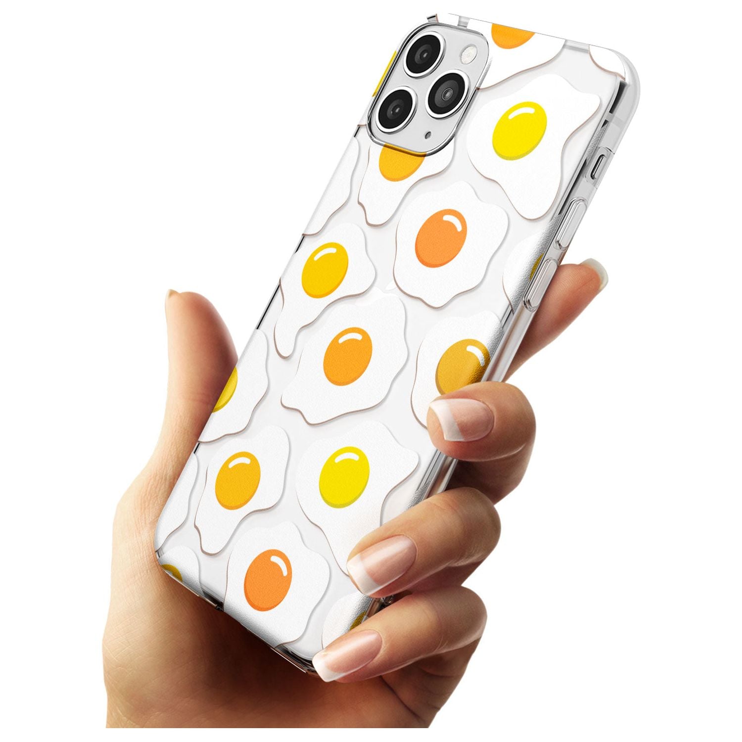 Fried Egg Pattern Slim TPU Phone Case for iPhone 11 Pro Max