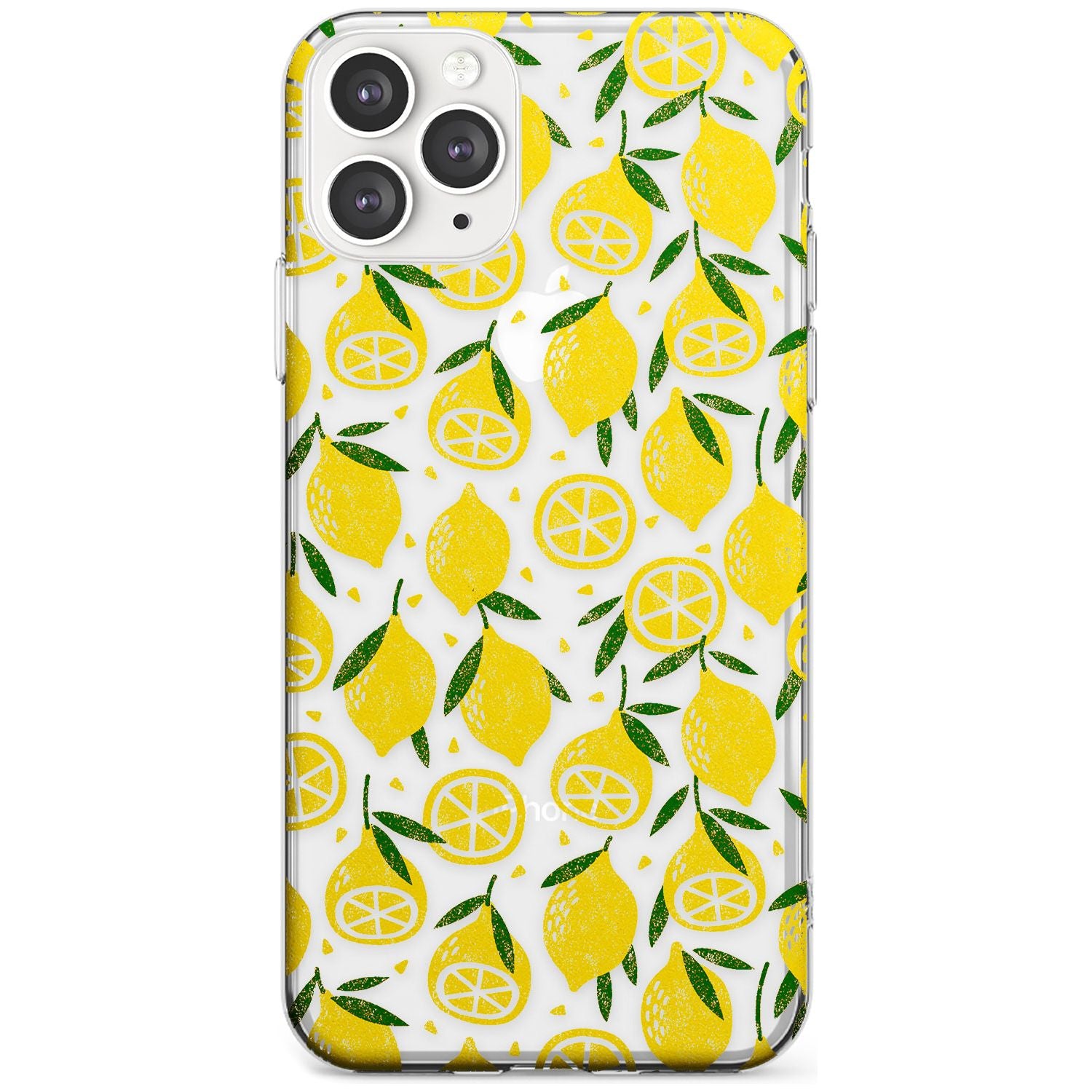 Bright Lemon Fruity Pattern iPhone Case  Slim Case Phone Case - Case Warehouse