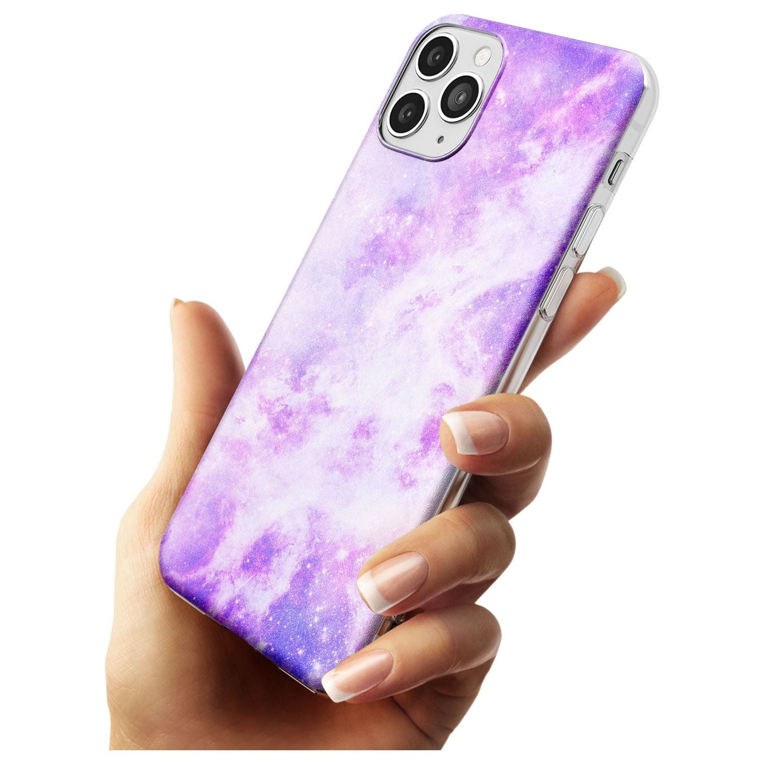 Purple Galaxy Pattern Design Slim TPU Phone Case for iPhone 11 Pro Max