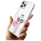 Think Pink Giraffe Slim TPU Phone Case for iPhone 11 Pro Max