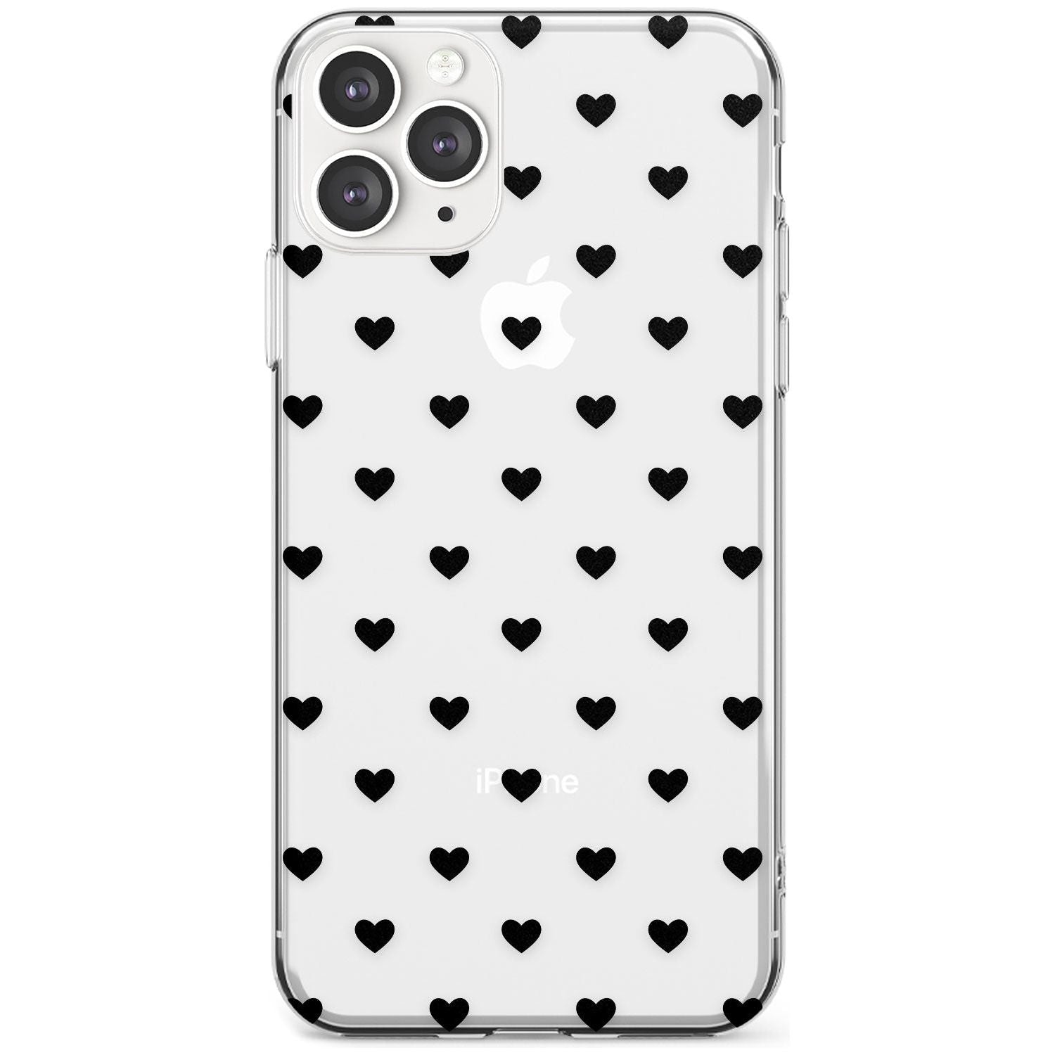 Small Heart Pattern: White &