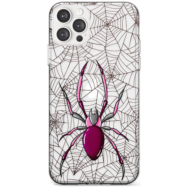 Arachnophobia Phone Case iPhone 12 Pro Max / Clear Case,iPhone 12 Pro / Clear Case,iPhone 11 Pro Max / Clear Case,iPhone 11 Pro / Clear Case Blanc Space