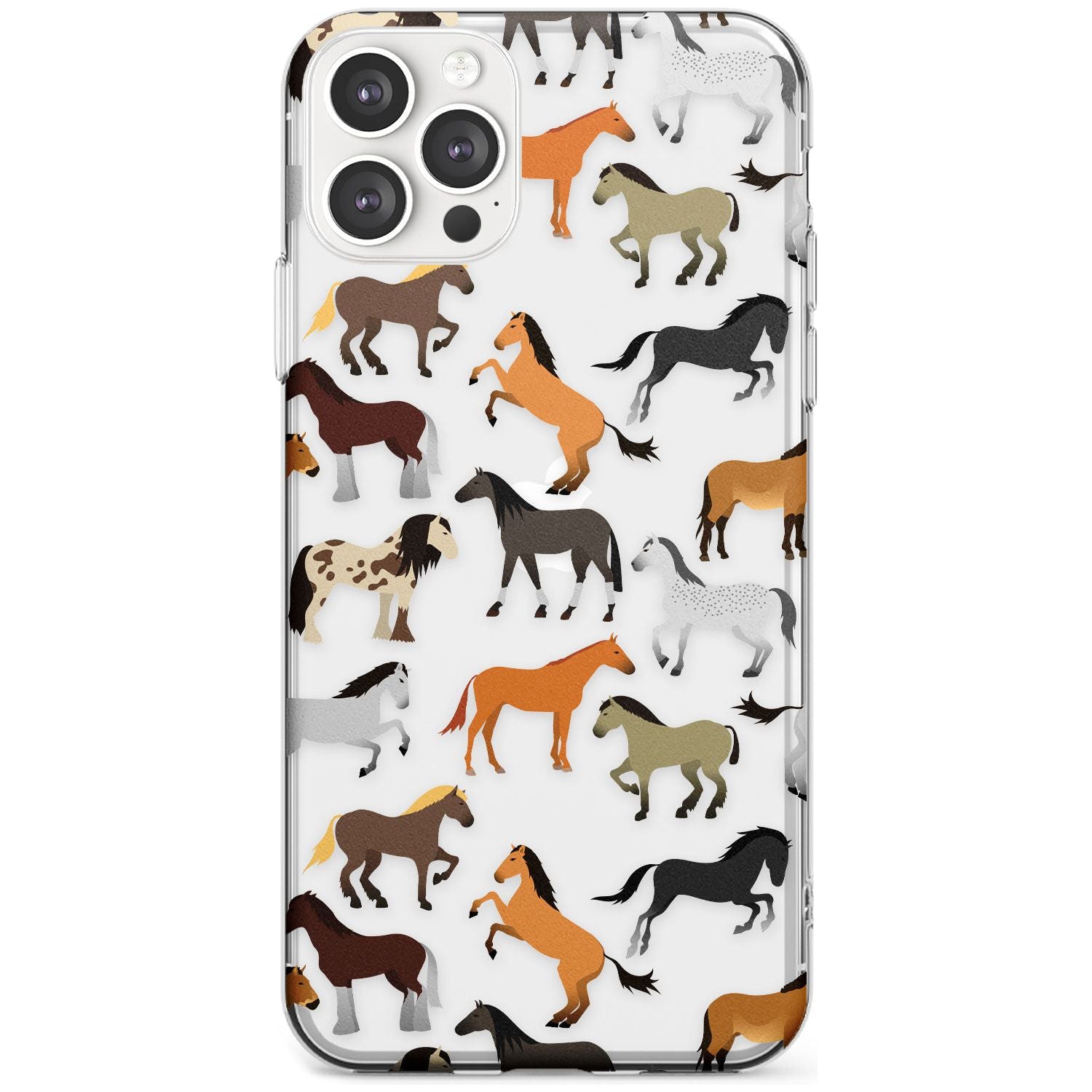 Horse Pattern Slim TPU Phone Case for iPhone 11 Pro Max