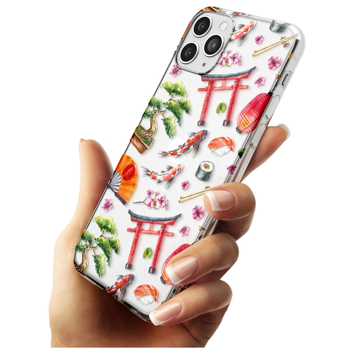 Mixed Japanese Watercolour Pattern iPhone Case   Phone Case - Case Warehouse