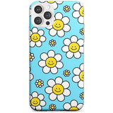 Daisy Faces Kawaii Pattern Phone Case iPhone 12 Pro Max / Clear Case,iPhone 12 Pro / Clear Case,iPhone 11 Pro Max / Clear Case,iPhone 11 Pro / Clear Case Blanc Space