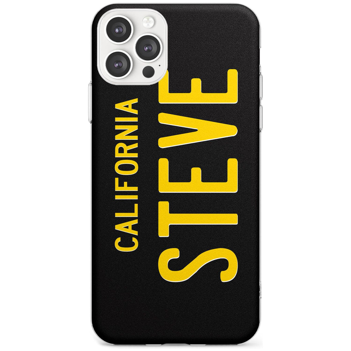 Vintage California License Plate Black Impact Phone Case for iPhone 11 Pro Max