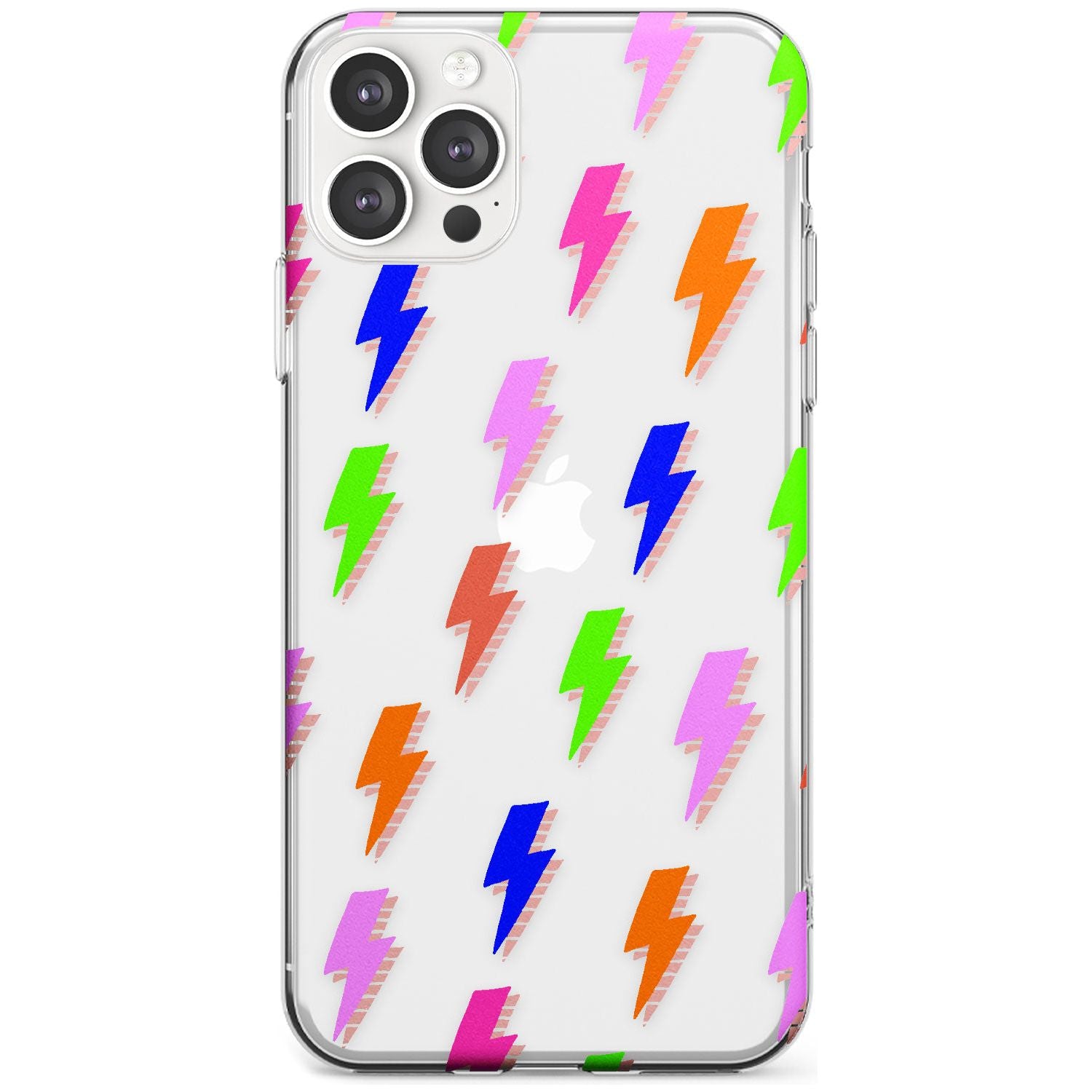 Rainbow Pop Lightning Black Impact Phone Case for iPhone 11 Pro Max