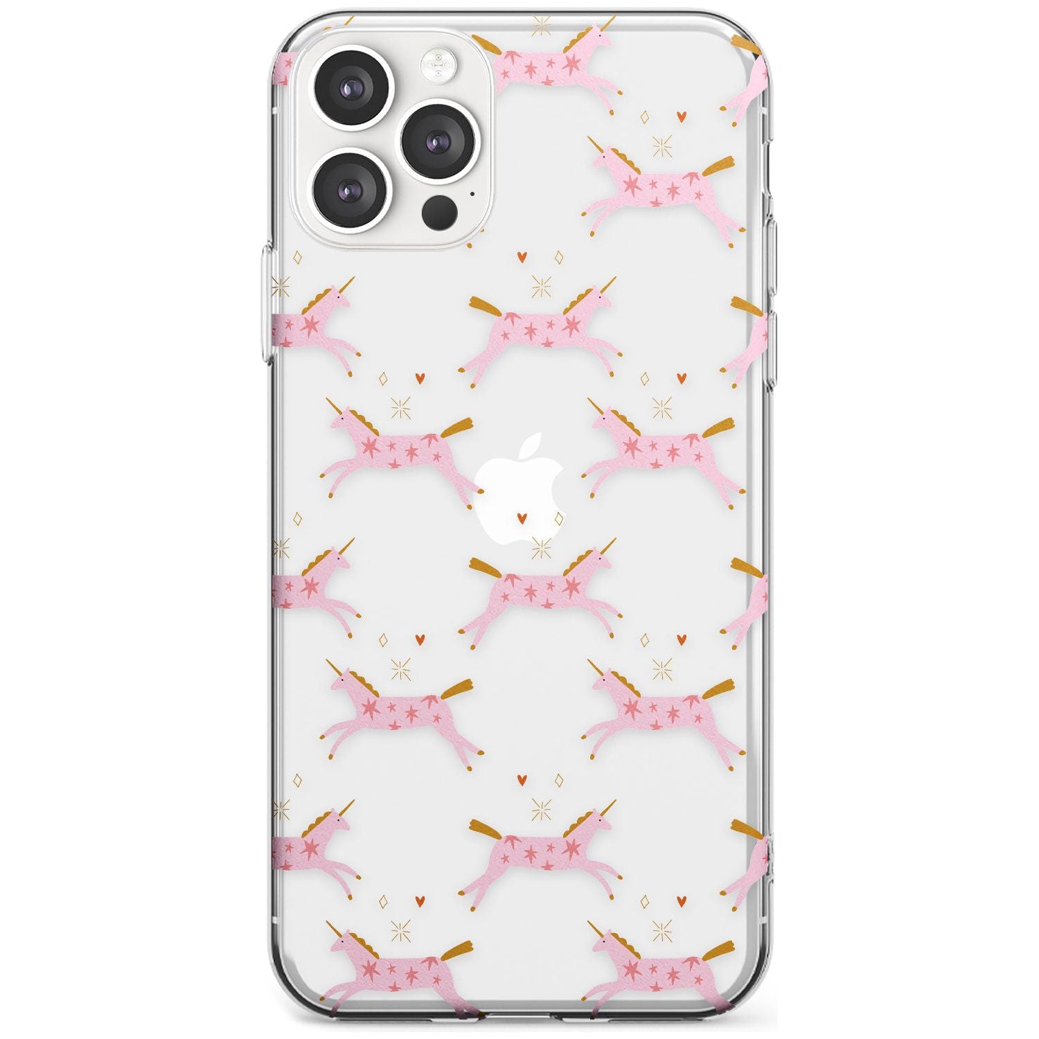Pink Unicorns Black Impact Phone Case for iPhone 11 Pro Max