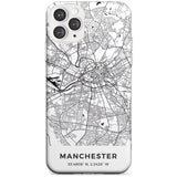 Map of Manchester, England Slim TPU Phone Case for iPhone 11 Pro Max