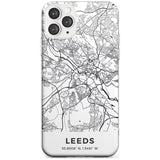 Map of Leeds, England Slim TPU Phone Case for iPhone 11 Pro Max