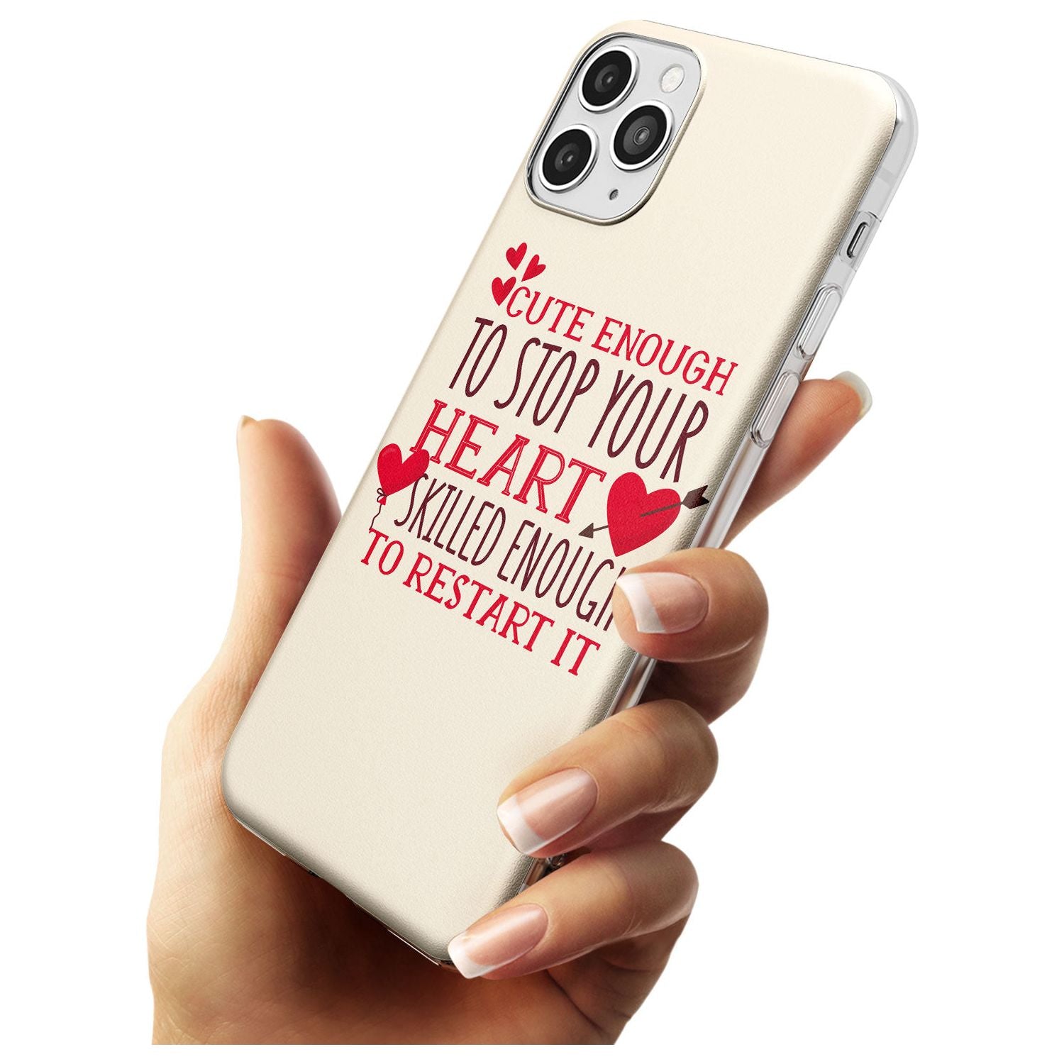 Medical Design Cute Enough to Stop Your Heart Slim TPU Phone Case for iPhone 11 Pro Max