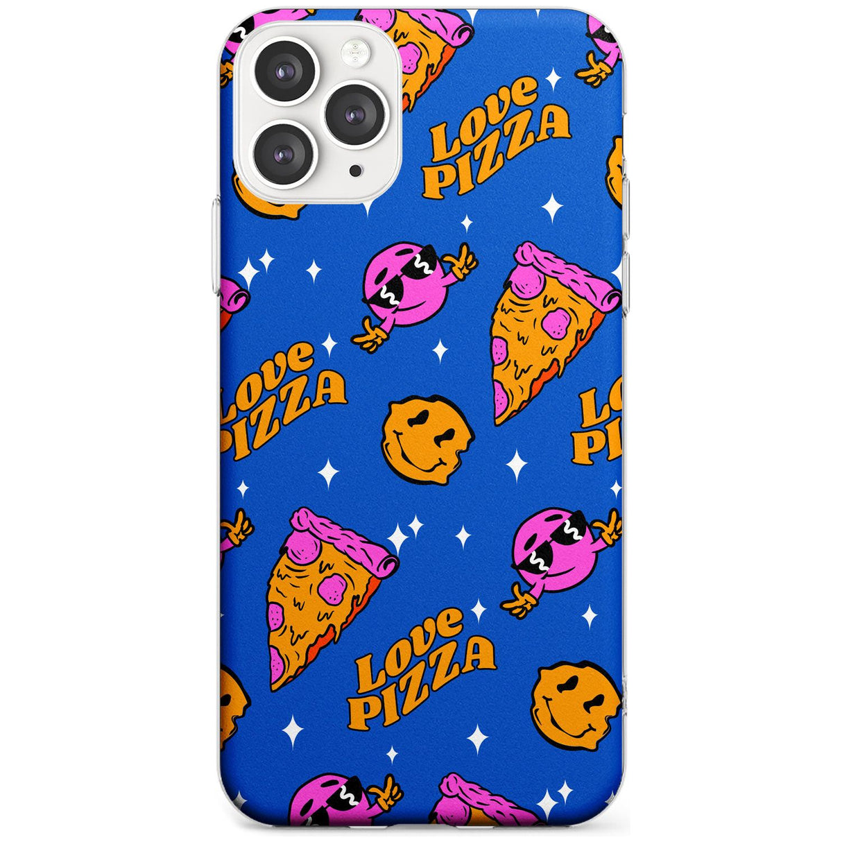 Psychedelic Love Pizza Pattern