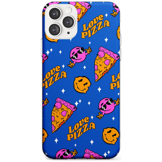 Psychedelic Love Pizza Pattern