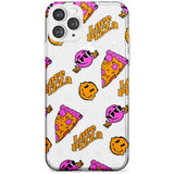 Psychedelic Love Pizza Pattern (Clear)