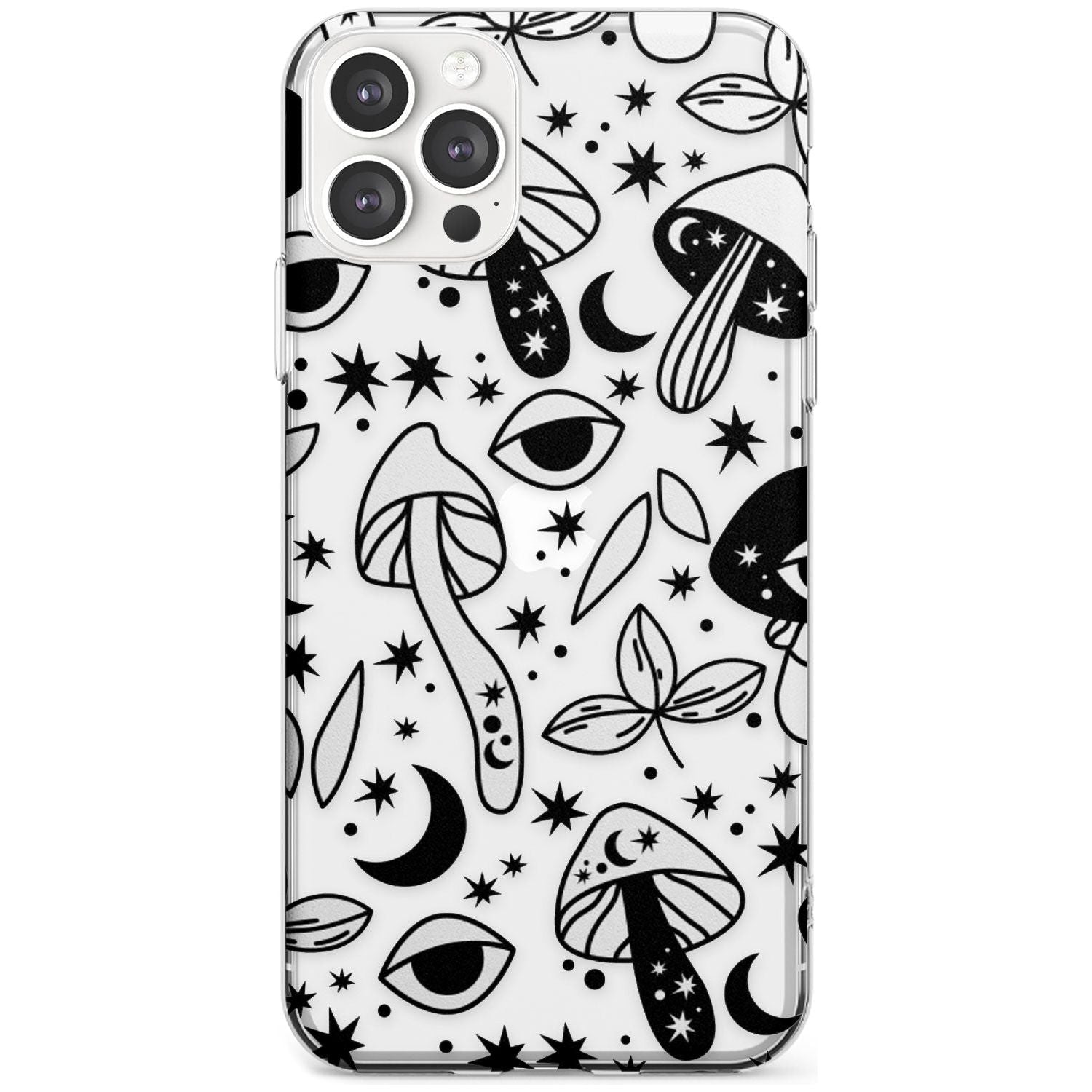 Psychedelic Mushrooms Pattern Slim TPU Phone Case for iPhone 11 Pro Max