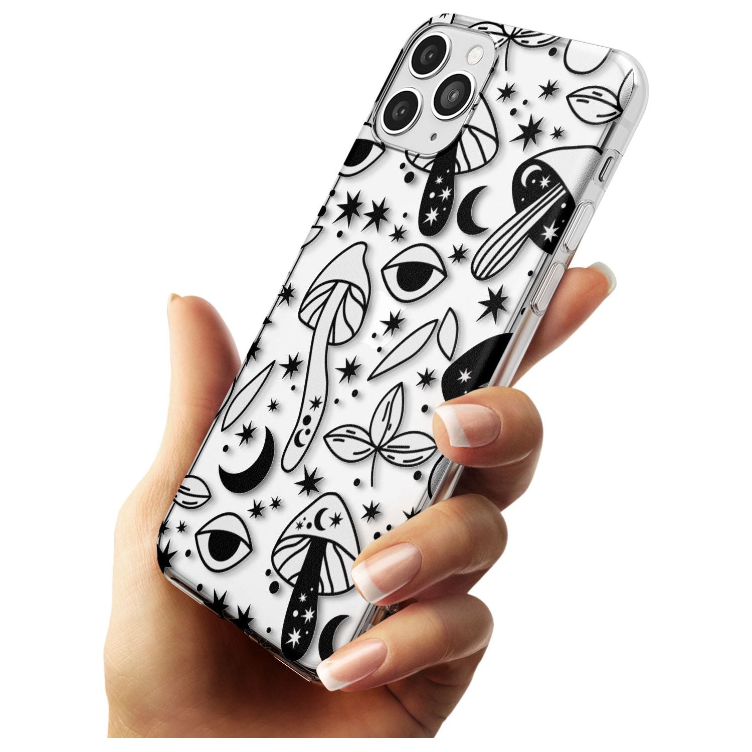 Psychedelic Mushrooms Pattern Slim TPU Phone Case for iPhone 11 Pro Max