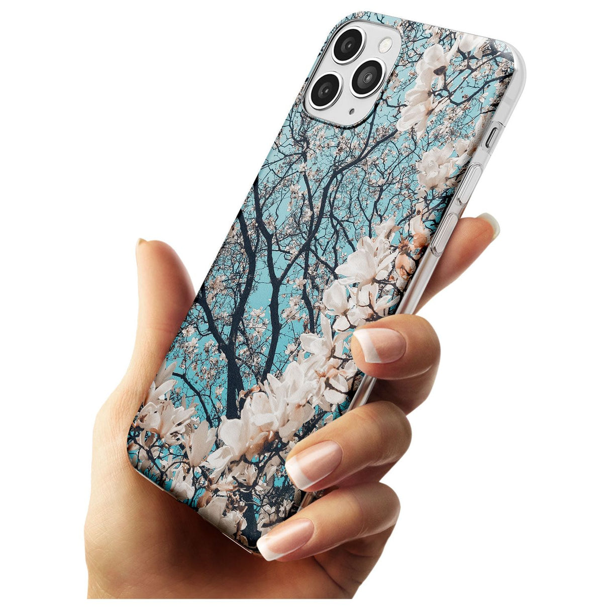 Magnolia Tree Photograph Slim TPU Phone Case for iPhone 11 Pro Max