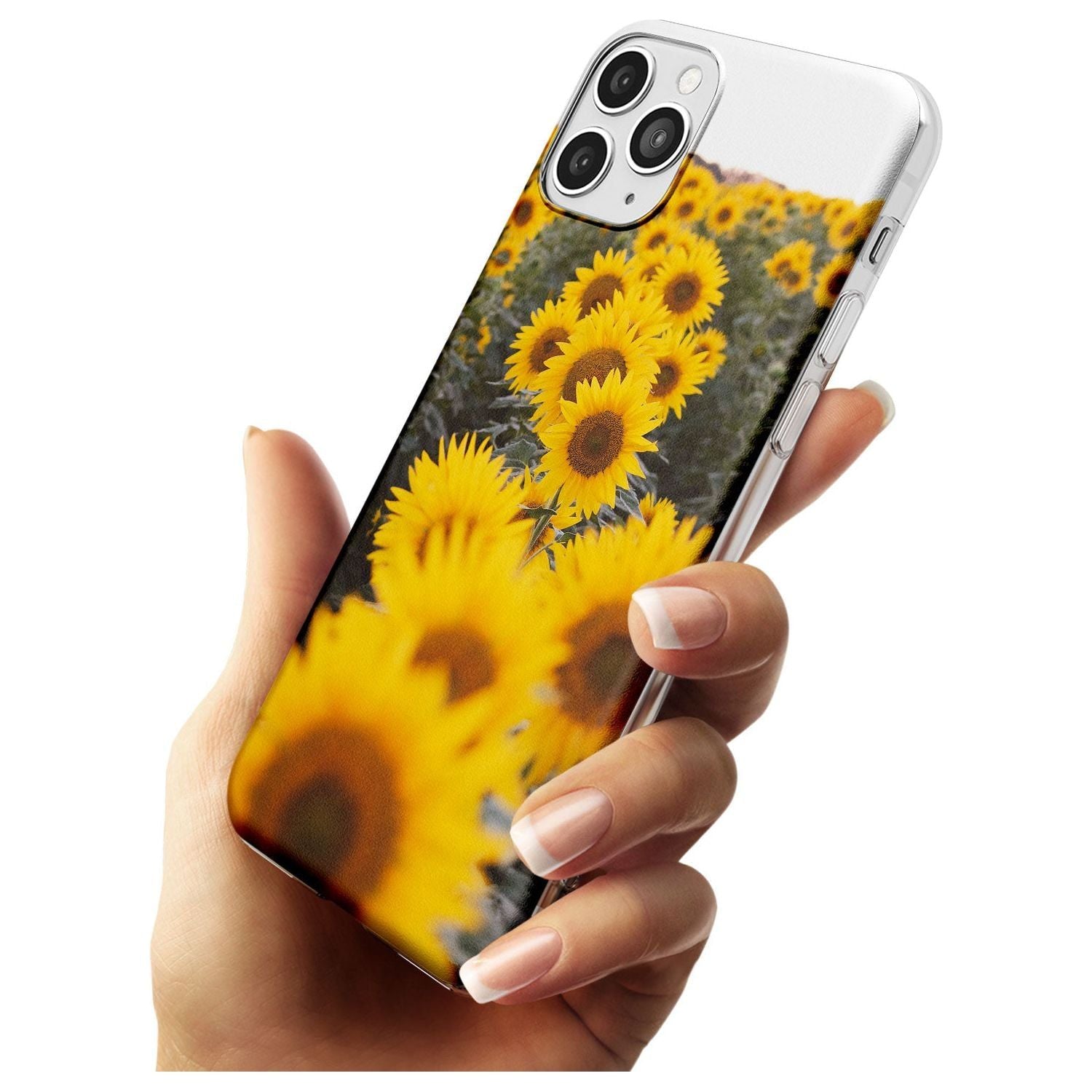 Sunflower Field Photograph Slim TPU Phone Case for iPhone 11 Pro Max