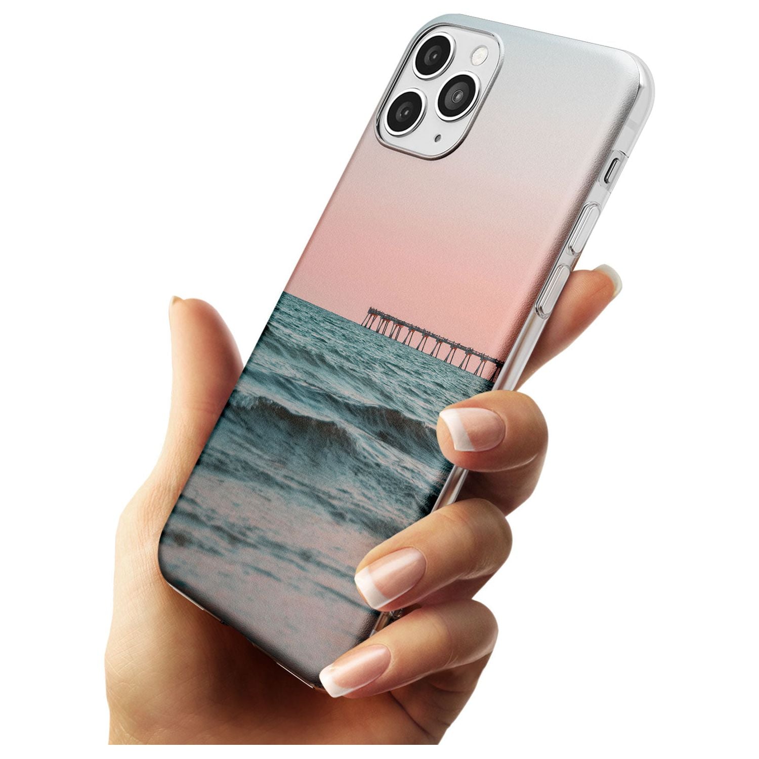 Beach Pier Photograph Slim TPU Phone Case for iPhone 11 Pro Max