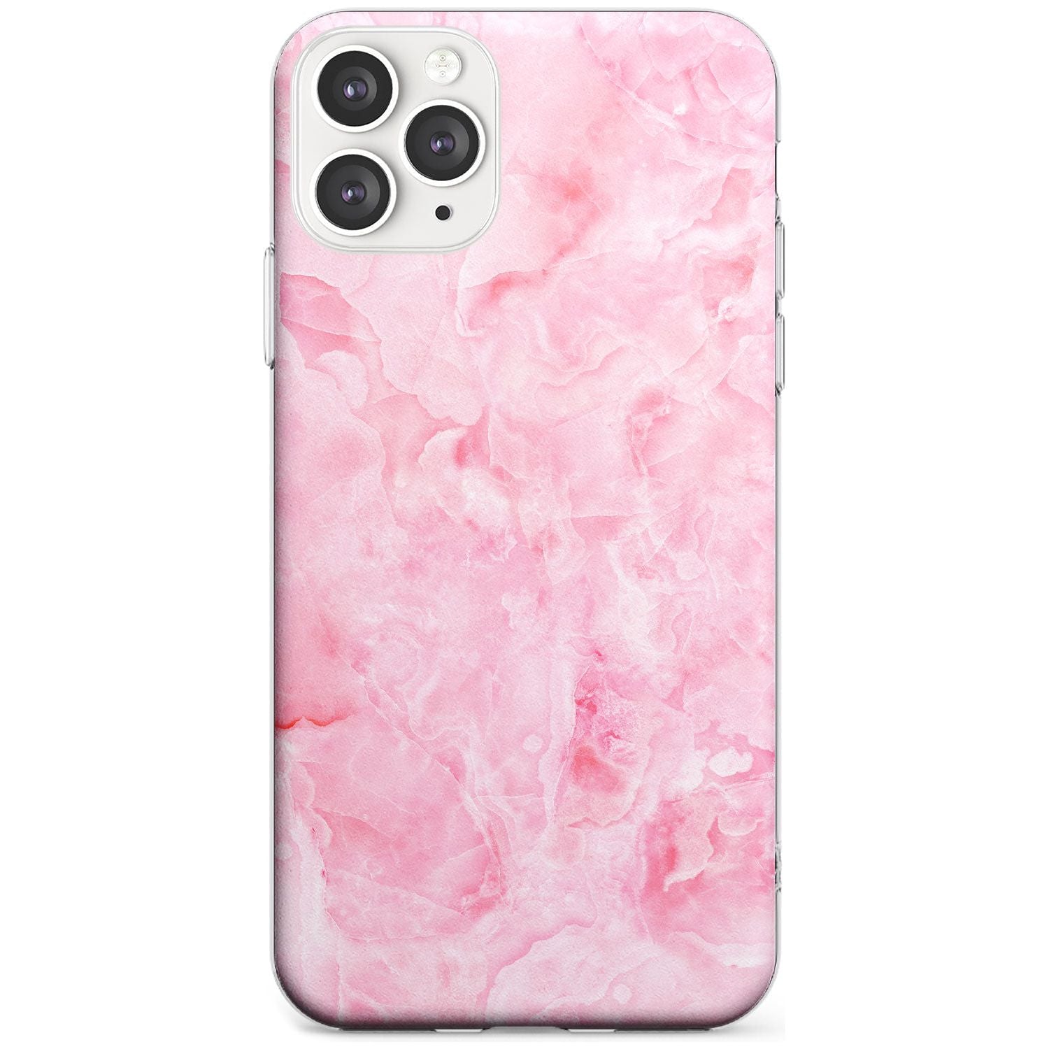 Bright Pink Onyx Marble Texture iPhone Case  Slim Case Phone Case - Case Warehouse